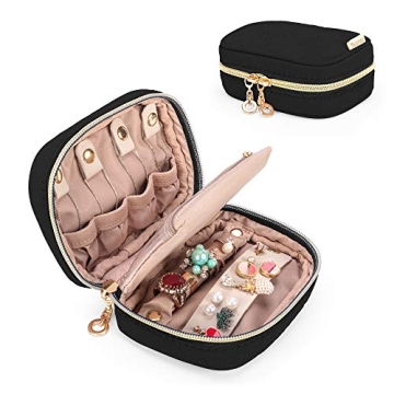 Teamoy Mini Jewelry Travel Case - Perfect Organizer for Precious Accessories
