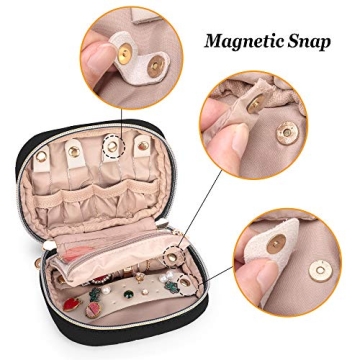 Mini Jewelry Travel Case - Elegant Organizer for Accessories