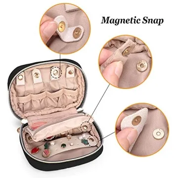 Mini Jewelry Travel Case - Elegant Organizer for Accessories
