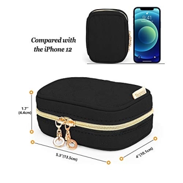 Mini Jewelry Travel Case - Elegant Organizer for Accessories