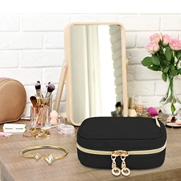 Mini Jewelry Travel Case - Elegant Organizer for Accessories