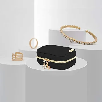 Mini Jewelry Travel Case - Elegant Organizer for Accessories