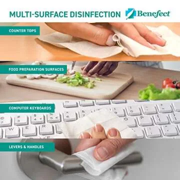 Benefect Botanical Disinfecting Wipes - Effective, Natural, Eco-Friendly
