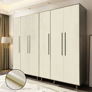 WADILE Wood Peel and Stick Wallpaper 15.9in X 196.8in, Contact Paper for Cabinets/Countertops Waterproof, Removable Wall Paper for Furniture Kitchen Self-Adhesive, Vinyl Realistic Wood Sensation