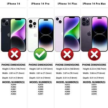 SafeSleeve EMF Protection Anti Radiation iPhone 14 Pro Case, RFID EMF Blocking, Card Holder Wallet, ...