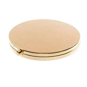 HREW MIHAGUTY Magnifying Compact Mirror for Purses with 2 x 1x Magnification, Folding Mini Pocket Double Sided Travel Makeup Mirror,Perfect for Purse, Pocket Mirror for Gift