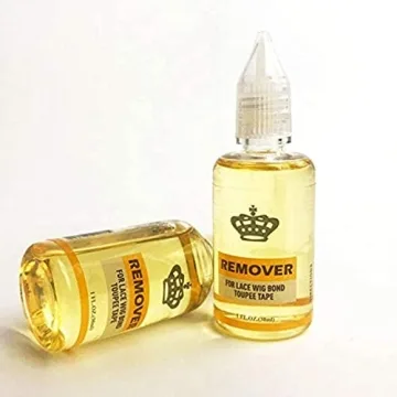 Fast Acting Remover for Tape-in Hair Extensions, Wig Glue, and Double-Sided Extension Tape (One Bott...