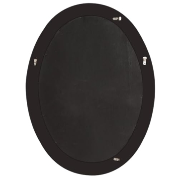 Howard Elliott Oval Antique Gold Leaf Wall Mirror 25 x 33 Inch