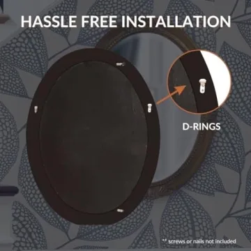 Howard Elliott Oval Antique Gold Leaf Wall Mirror 25 x 33 Inch