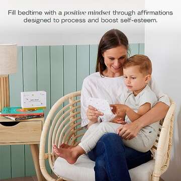 ergoPouch Bedtime Affirmation Cards for Toddlers and Preschoolers – Positive Inspirational Affirmations for Kids Ages 2-5, Emotional Support & Sleep Routine