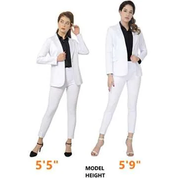 Marycrafts Women's Professional Business Pant Suit Set