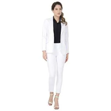 Marycrafts Women's Professional Business Pant Suit Set