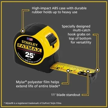 STANLEY FatMax 25 ft Tape Measure for Professionals