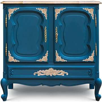 LXYUUM 5PCS Wood Appliques Onlays Decorative for Furniture Wood Carved Onlay Bed Door Cabinet Wardrobe Furniture Long Decoration Unpainted Wood Carving Decoration,01