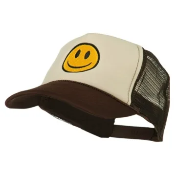 e4Hats Smile Face Embroidered Cap for All Ages