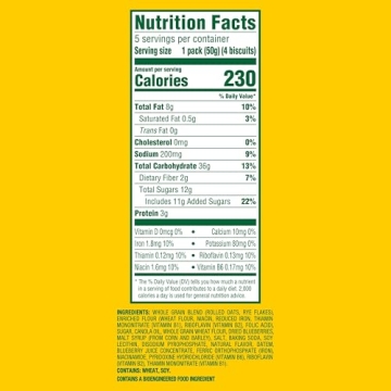 belVita Blueberry Biscuits - Healthy Breakfast Option