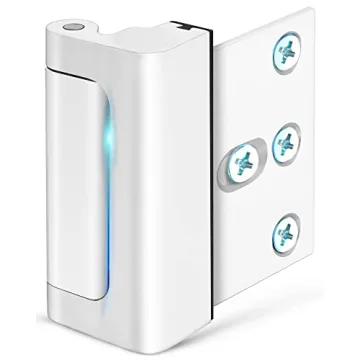 Home Security Door Reinforcement Lock Upgraded Front Door Locks for Kids Safety Withstand 800 lbs Me...