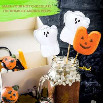 Needzo Peeps Halloween Ghosts, Skulls & Pumpkins Candy