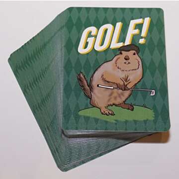 Golf! The Card Game - Very Fun Game, Great for Game Night, Favorite Gift for Golfers and Card Game Fans, Made in The USA