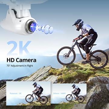 Potensic T25 Drone with 2K Camera for Easy Aerial Photography