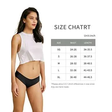 SHARICCA Seamless Cheeky Bikini – No Show Panties 6 Pack