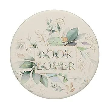 Stylish Book Lover Phone Grip with Swappable Design