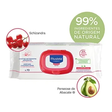 Mustela Baby Soothing Wipes - Gentle Cleansing for All Ages