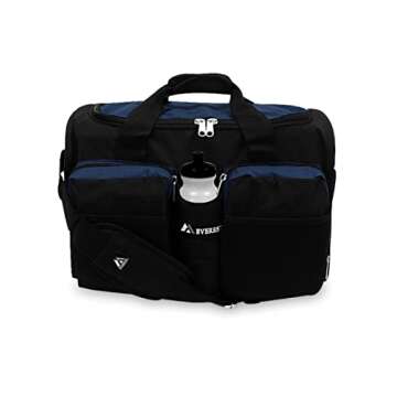 Everest Gym Bag with Wet Pocket, Navy