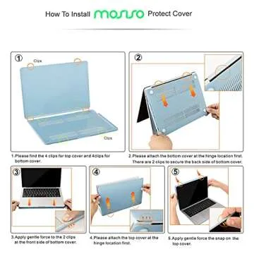 MOSISO Compatible with MacBook Pro 15 inch Case 2019 2018 2017 2016 Release A1990 A1707 with Touch Bar, Plastic Hard Shell Case & Keyboard Cover & Screen Protector & Storage Bag, Black