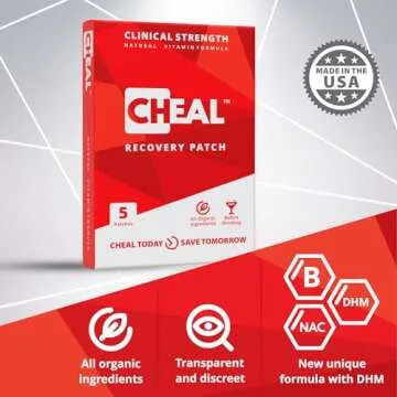 Recovery Patch 5 Pack for Better Mornings After Drinking