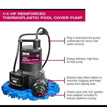 Wayne 57729-WYNP WAPC250 Pool Cover Pump, Blue