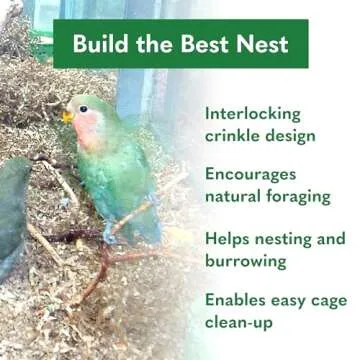 Eco Bedding 99% Dust-Free Paper Bedding for Small Pets and Birds, Eco Natural, 1.5L - Safe, Clean, Ideal Nesting & Burrowing Material for Comfort