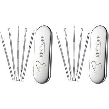 Blackhead Remover Tool Kit - 2 Stainless Steel Tools