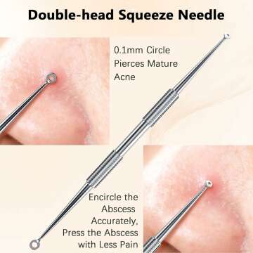 Blackhead Remover Tool Kit - 2 Stainless Steel Tools