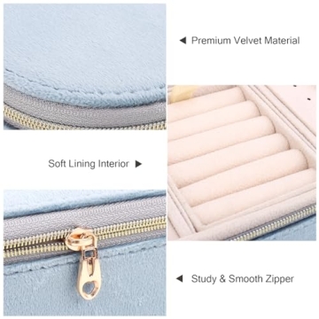 DesignSter Travel Jewelry Box for Women and Girls
