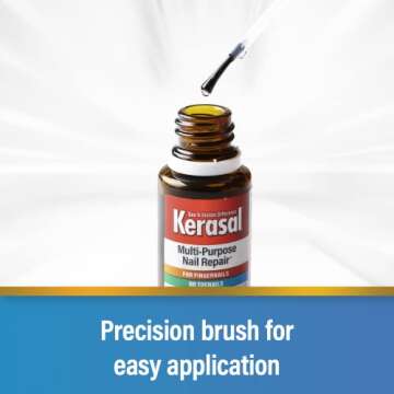 Kerasal Multi-Purpose Nail Repair, Nail Solution for Discolored and Damaged Nails, 0.43 fl oz