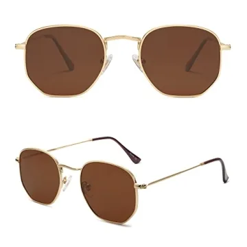 Polarized Square Sunglasses for Unisex with Chic Design