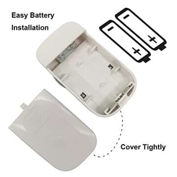 WRINERY Fingertip Pulse Oximeter, Oxygen Saturation Monitor, O2 Saturation Monitor, OLED Portable Oximetry with Batteries, Lanyard (Gray-White)