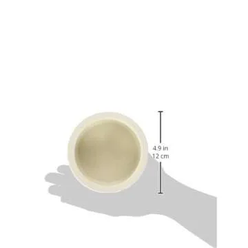 Prevue Pet Products Ceramic Bowl Replacement Cup Set, Bone White (6404) 4 Count,(Pack of 1)