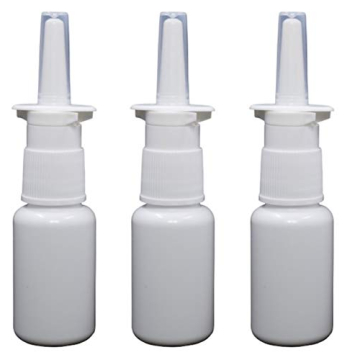 Snoot! Pharma-Quality Empty Nasal Pump Sprayers for Comfortable Nasal Care - 3-Pack