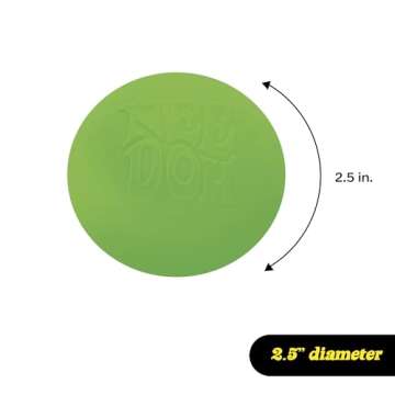 Schylling NeeDoh Original - Sensory Fidget Toy - Assorted Colors - Ages 3 to Adult , 1 Count ( Pack of 1)