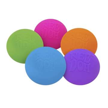 Schylling NeeDoh Original - Sensory Fidget Toy - Assorted Colors - Ages 3 to Adult , 1 Count ( Pack of 1)