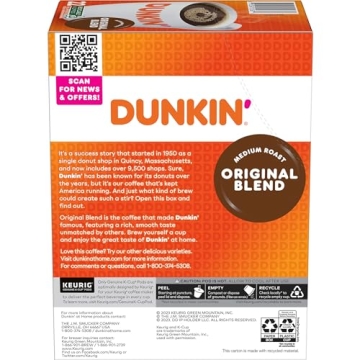Dunkin' Original Blend Medium Roast - 88 K-Cups