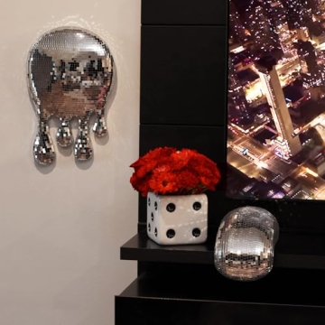 Unique Drippy Disco Ball Wall Art for Modern Homes