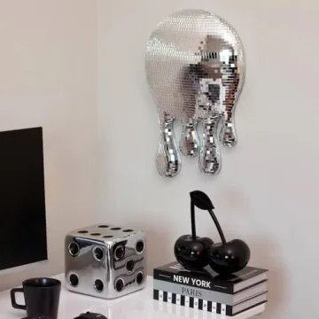 Unique Drippy Disco Ball Wall Art for Modern Homes