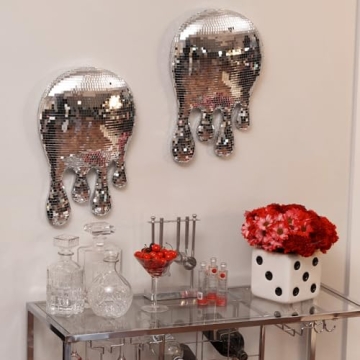 Unique Drippy Disco Ball Wall Art for Modern Homes