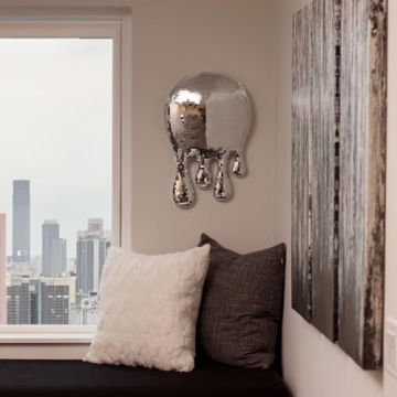 Unique Drippy Disco Ball Wall Art for Modern Homes