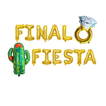 KUNGOON Final Fiesta Bachelorette Party Decorations,Mexican Fiesta Theme Bridal Shower/Baby Shower/W...