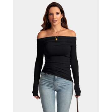 Stylish Meetrendi Off Shoulder Top for Trendy Women