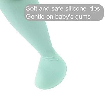 PandaEar Baby Infant Spoons BPA Free Soft Silicone Set